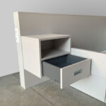 MHF maatwerk Mark Hoff meubelmaker houtbewerking Woninginrichting slaapkamer bedombouw