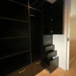 MHF maatwerk Mark Hoff meubelmaker houtbewerking Woninginrichting slaapkamer inloopkast