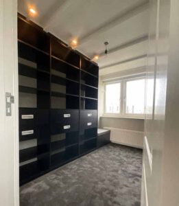 MHF maatwerk Mark Hoff meubelmaker houtbewerking Woninginrichting slaapkamer Kleedkamer-Inloopkast