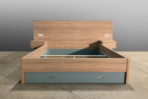 MHF maatwerk Mark Hoff meubelmaker houtbewerking Woninginrichting slaapkamer bedombouw