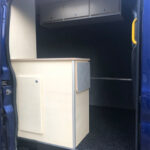 MHF maatwerk Mark Hoff meubelmaker houtbewerking Camperbouw camperinterieur Ford met Hefbed