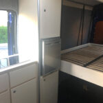 MHF maatwerk Mark Hoff meubelmaker houtbewerking Camperbouw camperinterieur Ford met Hefbed