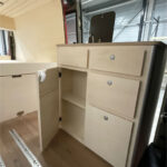 MHF maatwerk Mark Hoff meubelmaker houtbewerking Camperbouw camperinterieur Mercedes 310 brandweerbus buscamper