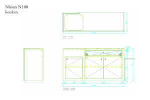 MHF maatwerk Mark Hoff meubelmaker houtbewerking ontwerp en engineering camperkeuken Nissan N100
