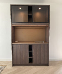 MHF maatwerk Mark Hoff meubelmaker houtbewerking Woninginrichting woonkamer