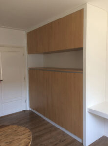 MHF maatwerk Mark Hoff meubelmaker houtbewerking Woninginrichting woonkamer